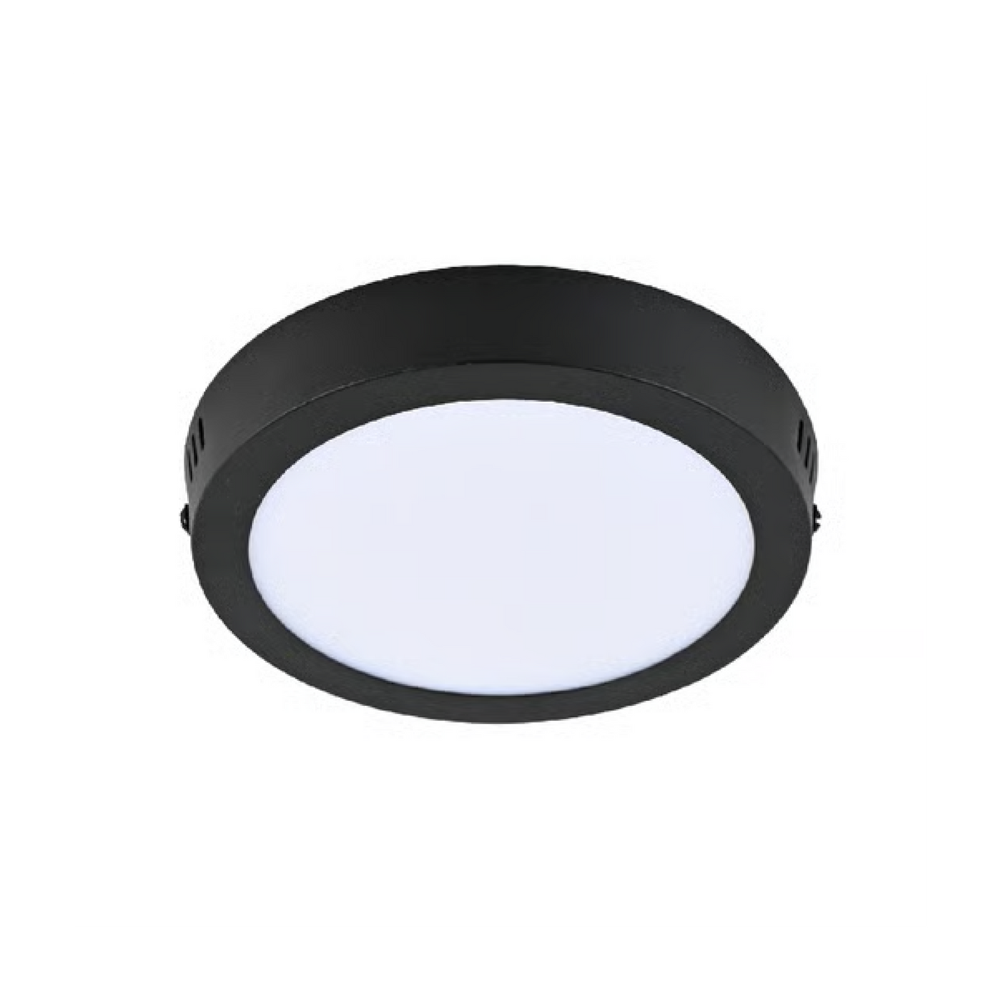 Lámpara de Techo LED Tipo Plafón Luz Cálida 12W Negro Tecnolite