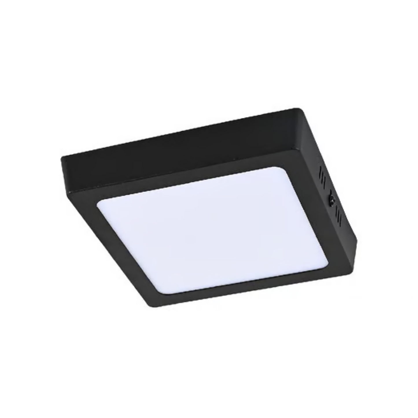 Lámpara de Techo LED Tipo Plafón Luz Fría 12W Negro Tecnolite