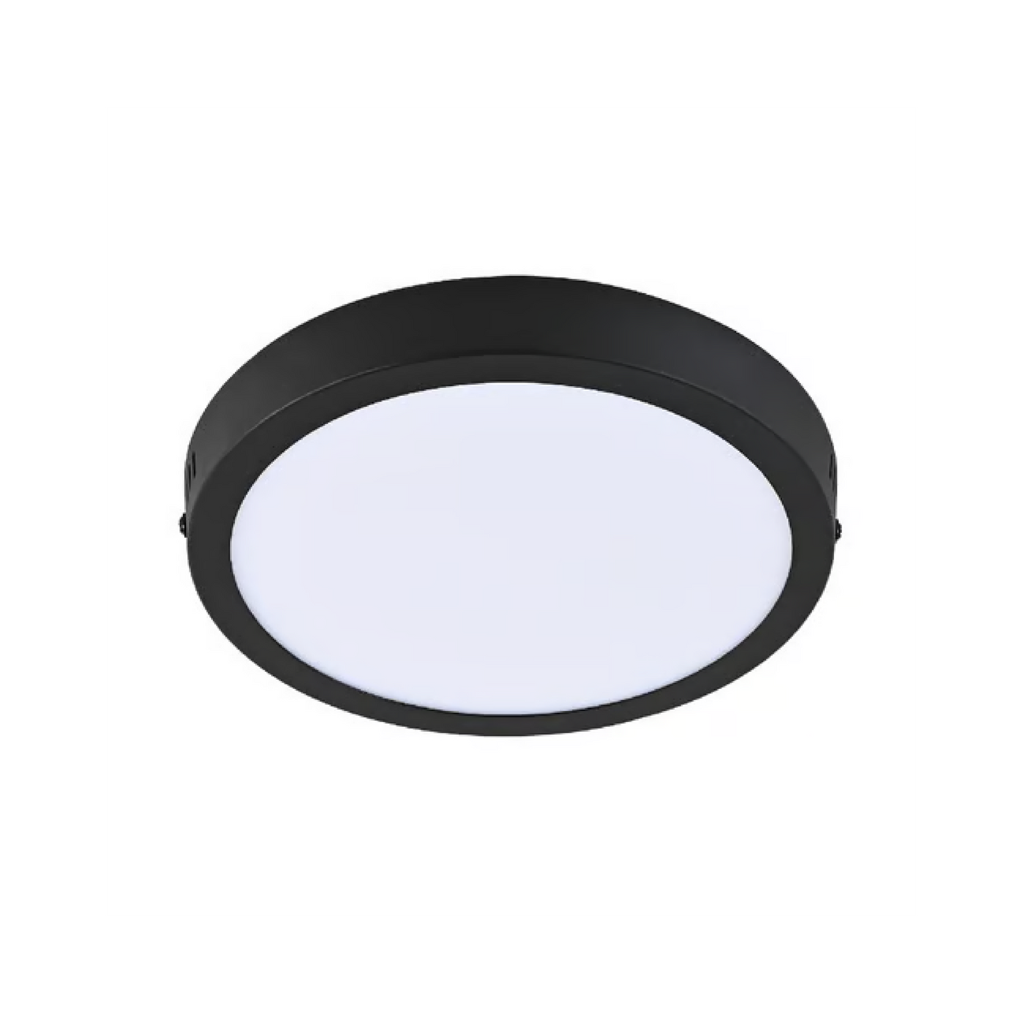 Lámpara de Techo LED Tipo Plafón Luz Fría 18W Negro Tecnolite