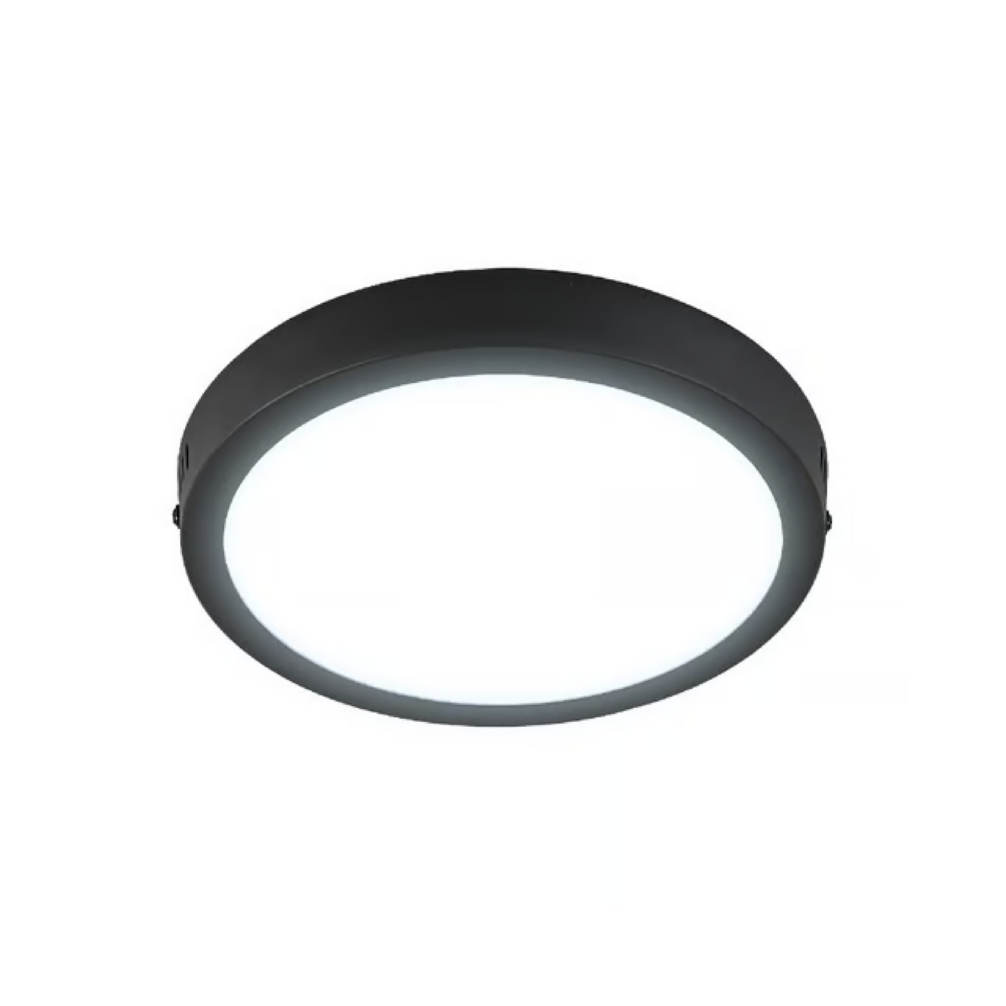 Lámpara de Techo LED Tipo Plafón Luz Fría 18W Negro Tecnolite