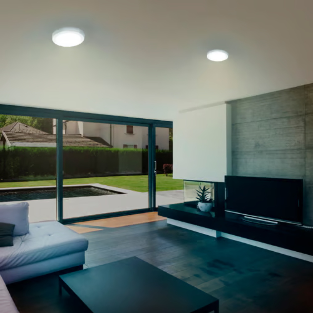 Lámpara de Techo LED Tipo Plafón Luz Fría 18W Blanco Tecnolite