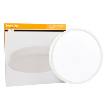 Lámpara de Techo LED Tipo Plafón para Interior Luz Fría 16W Blanco Tecnolite