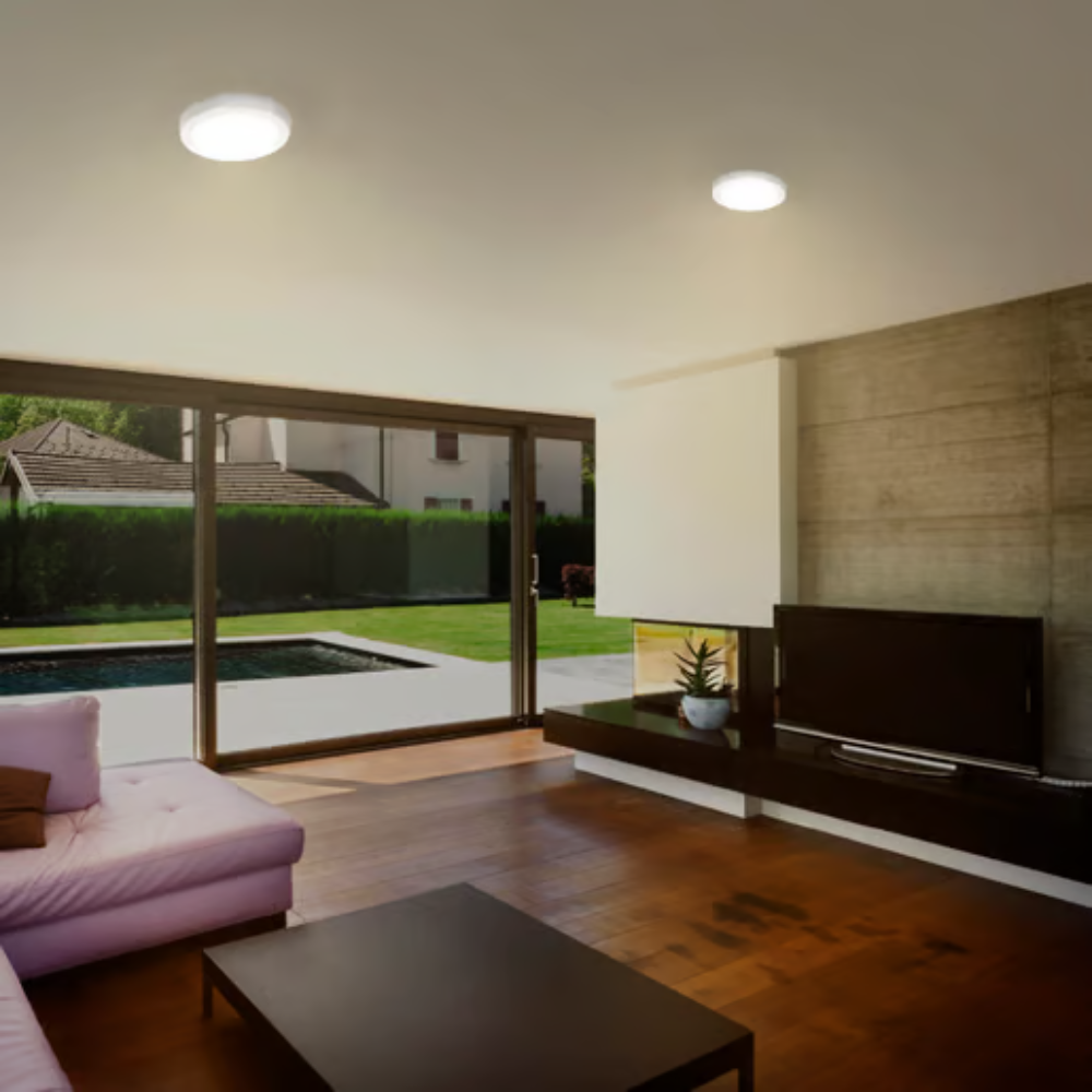 Lámpara de Techo LED Tipo Plafón para Interior Luz Cálida 18W Blanco Tecnolite