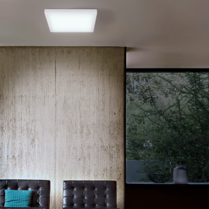 Lámpara de Techo LED Tipo Plafón para Interior Luz Fría 24W Blanco Tecnolite