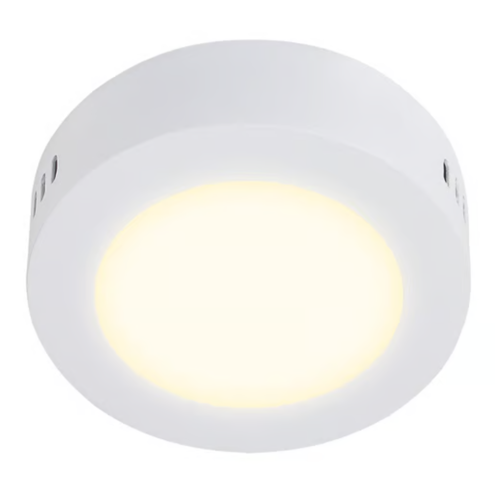 Lámpara de Techo LED Tipo Plafón para Interior Luz Cálida 6W Blanco Tecnolite