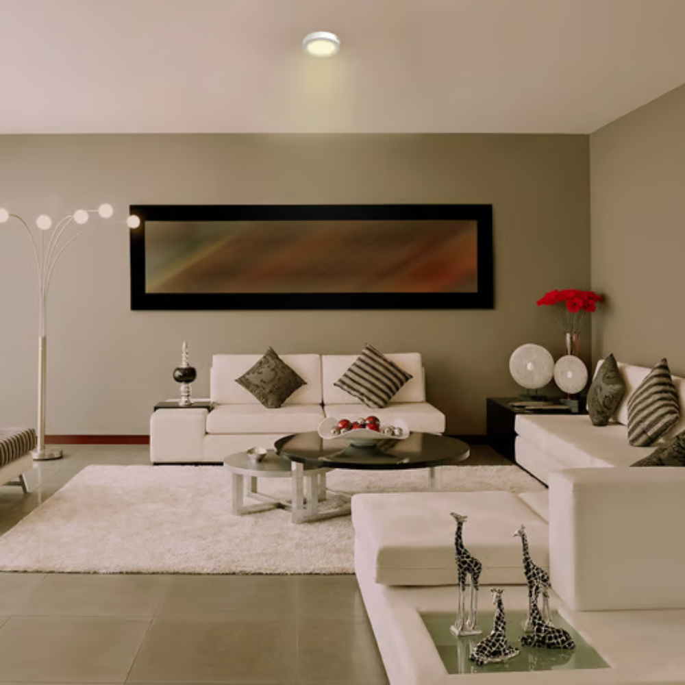 Lámpara de Techo LED Tipo Plafón para Interior Luz Cálida 12W Blanco Tecnolite