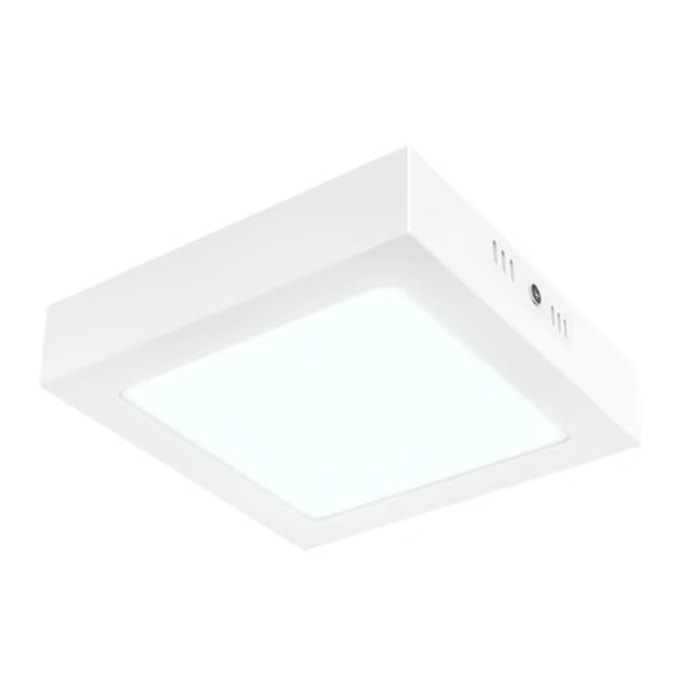 Lámpara de Techo LED Tipo Plafón para Interior Luz Fría 12W Blanco Tecnolite