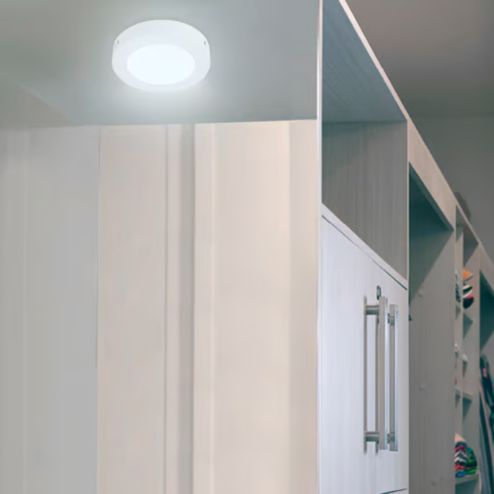Lámpara de Techo LED Tipo Plafón para Interior Luz Fría 6W Blanco Tecnolite