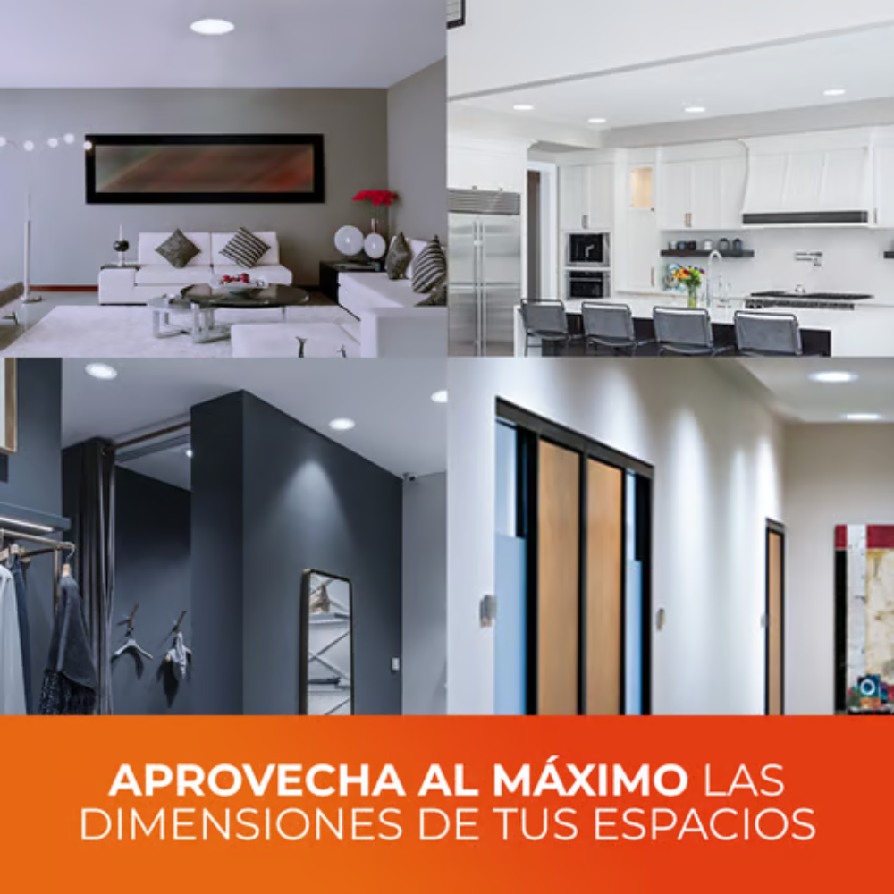 Lámpara de Techo LED Tipo Plafón para Interior Luz Fría 11W Tecnolite