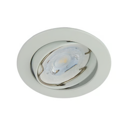 Lámpara de Techo LED Dirigible Empotrable Base GX5.3 6W Blanco Tecnolite