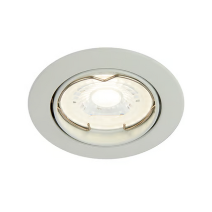 Lámpara de Techo LED Dirigible Empotrable Base GX5.3 6W Blanco Tecnolite