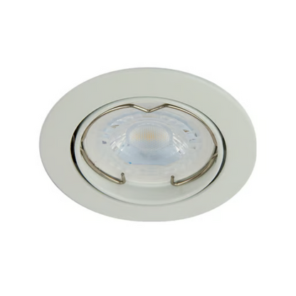 Lámpara de Techo LED Dirigible Empotrable Base GX5.3 6W Blanco Tecnolite