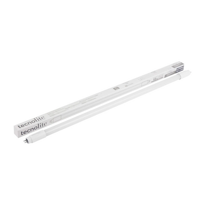 Lámpara de Tubo LED T5 Luz Fría 8W Base G5 Cristal Tecnolite