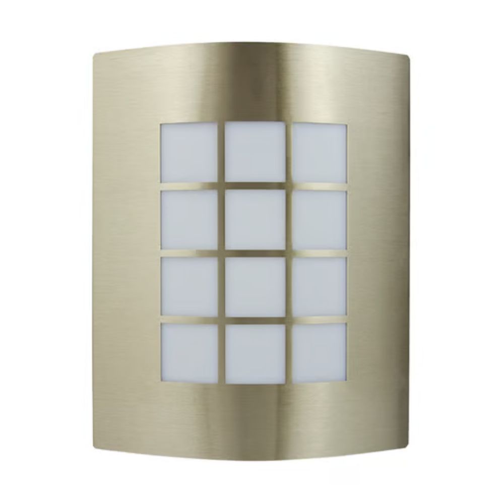 Lámpara de exterior E27 8.5W Satinado Turin 15W Tecnolite