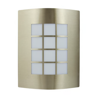 Lámpara de exterior E27 8.5W Satinado Turin 15W Tecnolite