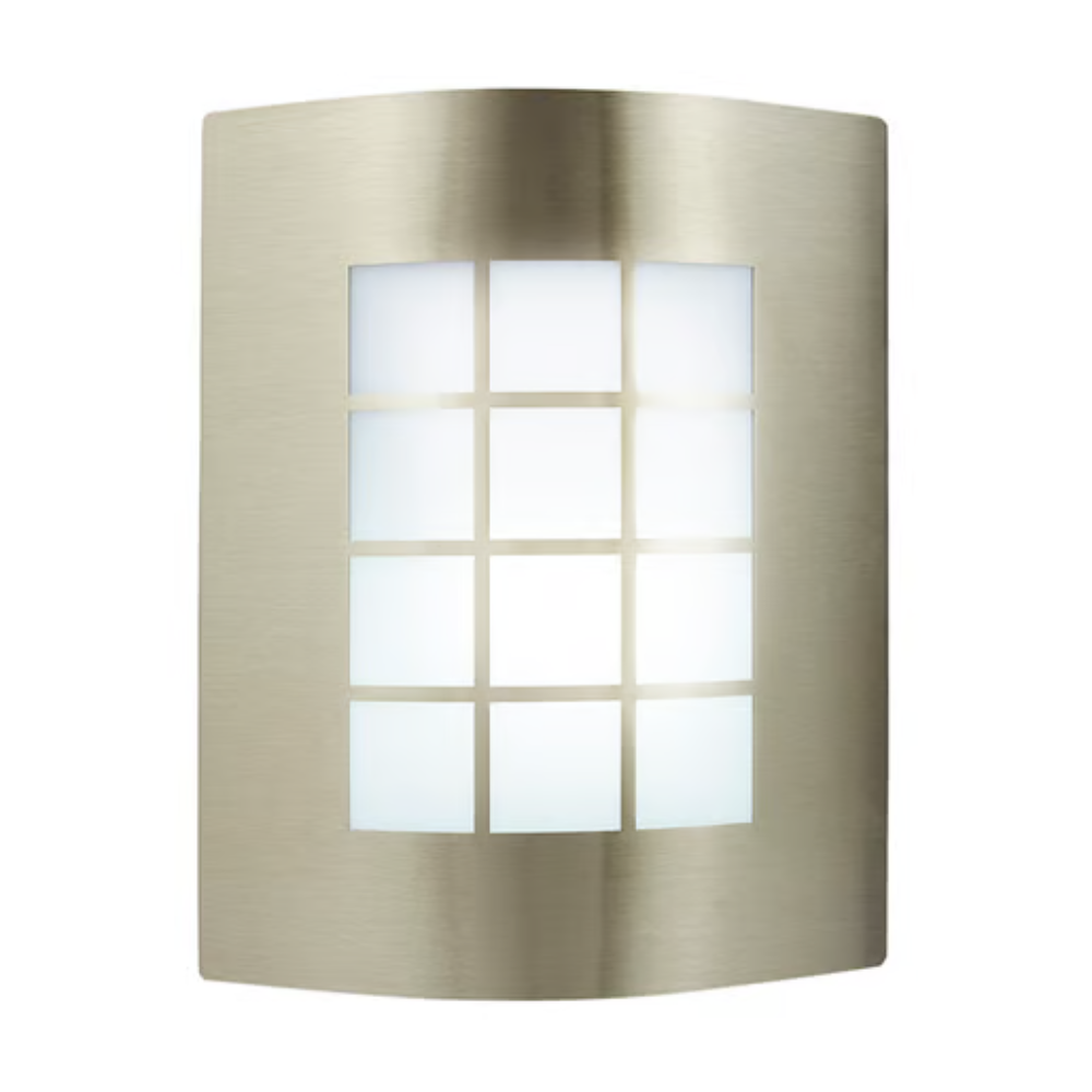 Lámpara de exterior E27 8.5W Satinado Turin 15W Tecnolite