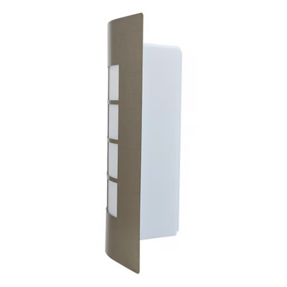 Lámpara de exterior E27 8.5W Satinado Turin 15W Tecnolite