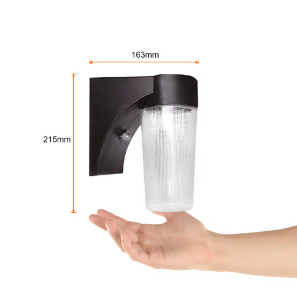 Lámpara de exterior LED E27 Luz Fría 14W Café Tecnolite