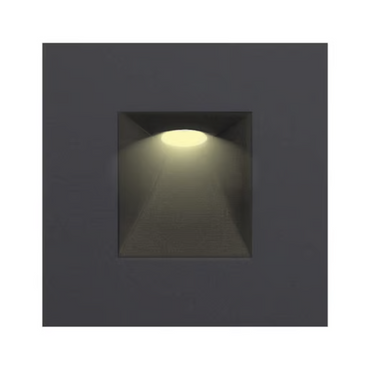 Lámpara de pared LED Luz Cálida 3W Negro Cyrano Tecnolite