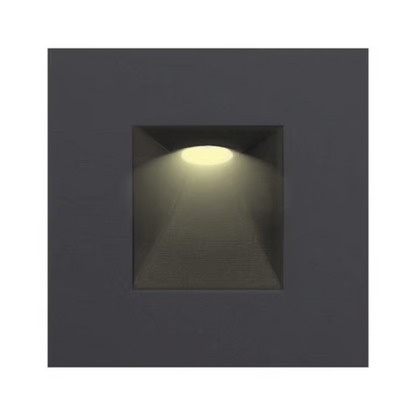 Lámpara de pared LED Luz Cálida 3W Negro Cyrano Tecnolite