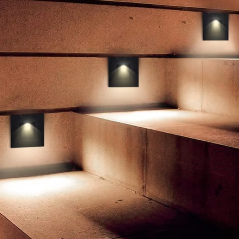 Lámpara de pared LED Luz Cálida 3W Negro Cyrano Tecnolite