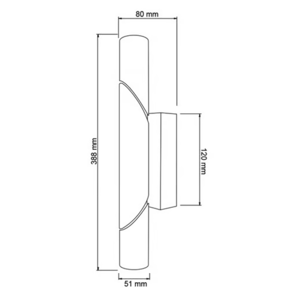 Lámpara de pared (G9 x2) 6W Tecnolite