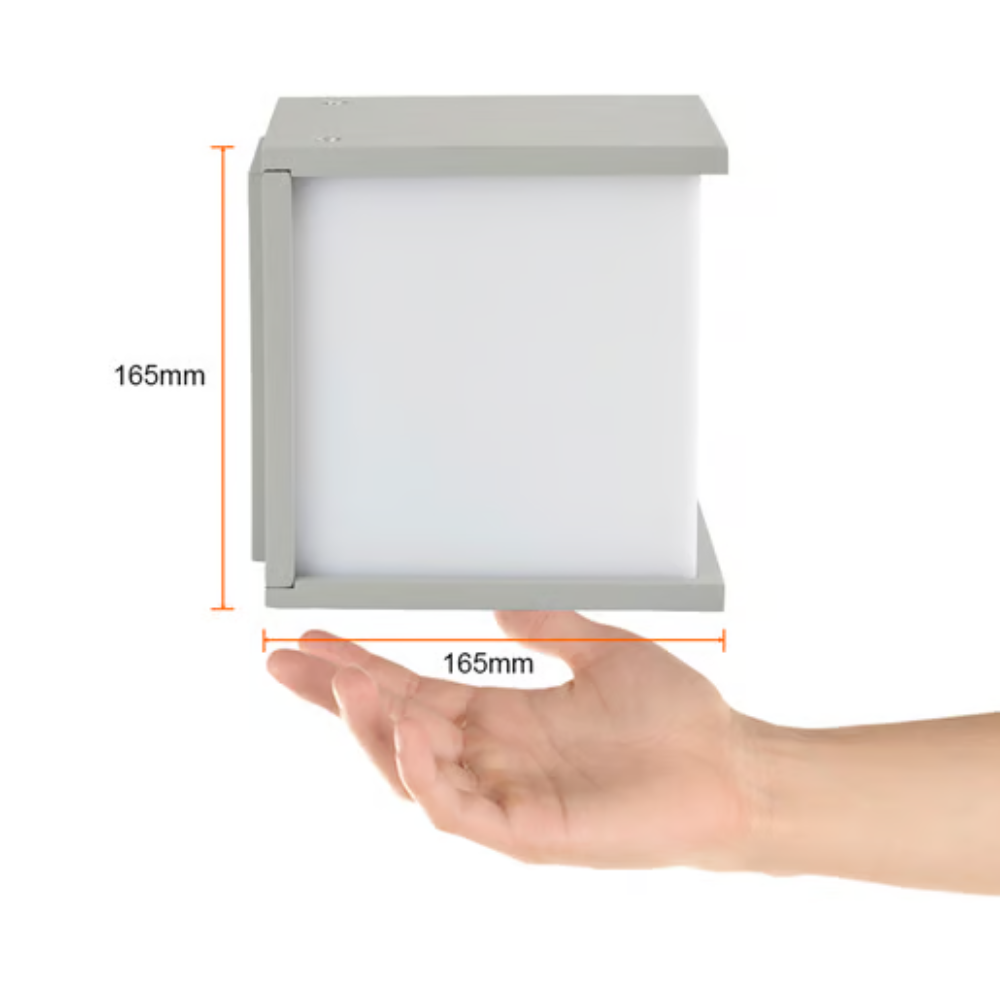 Lampara de pared exterior E27 15W Satinado Toulon Tecnolite