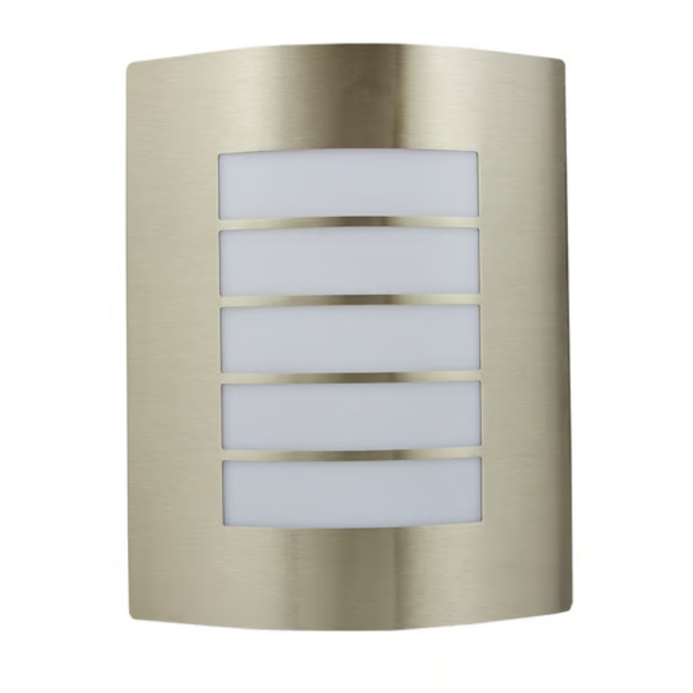 Lámpara de pared exterior E27 Satinado 15W Turin Tecnolite