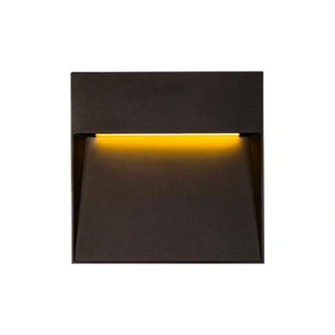 Lámpara de pared exterior LED Luz Cálida 8W Negro Kave I Tecnolite