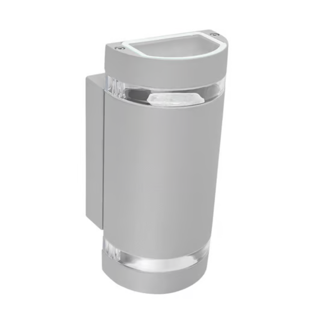 Lámpara de pared exterior (GU10 x2) Satinado 12W Tecnolite