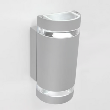 Lámpara de pared exterior (GU10 x2) Satinado 12W Tecnolite