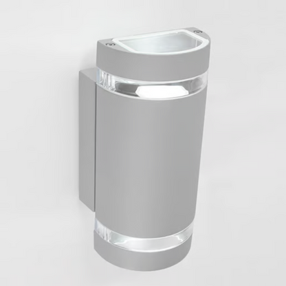 Lámpara de pared exterior (GU10 x2) Satinado 12W Tecnolite