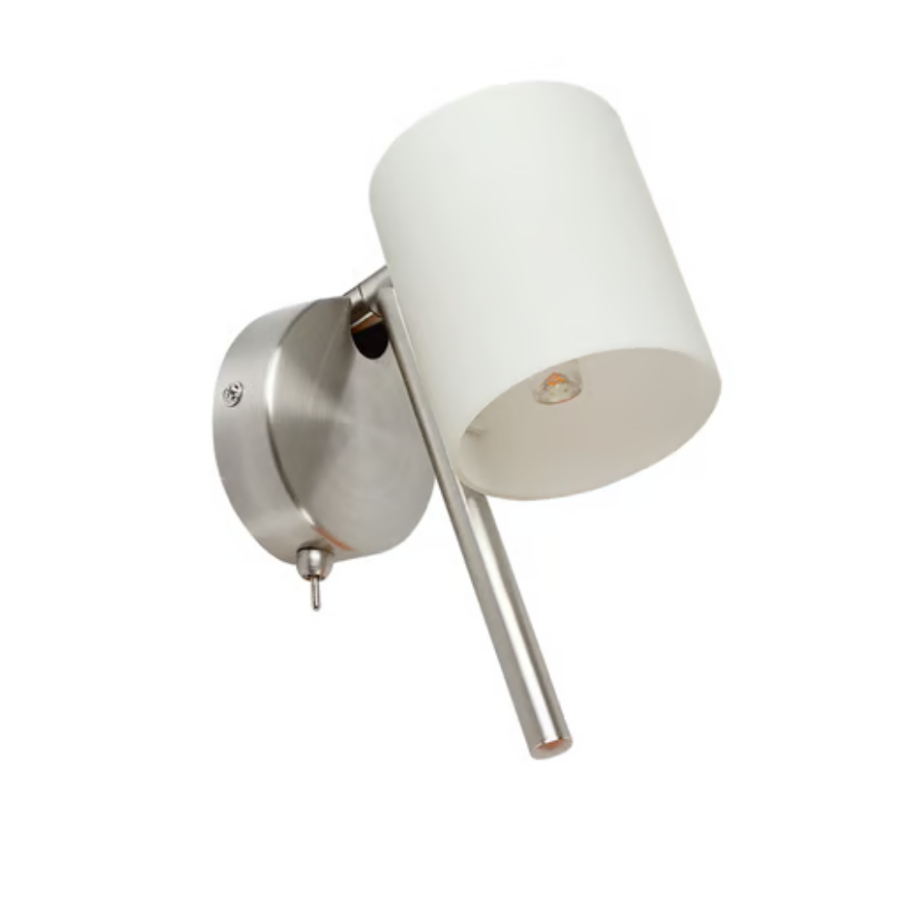 Lámpara de techo G9 3W Satinado / Cristal Opalino Giarre Tecnolite