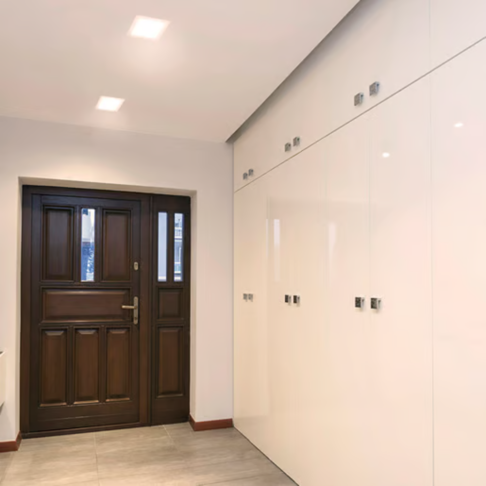 Lámpara de techo LED Empotrable Brighton VII para interior Luz Cálida 12W Blanca Tecnolite