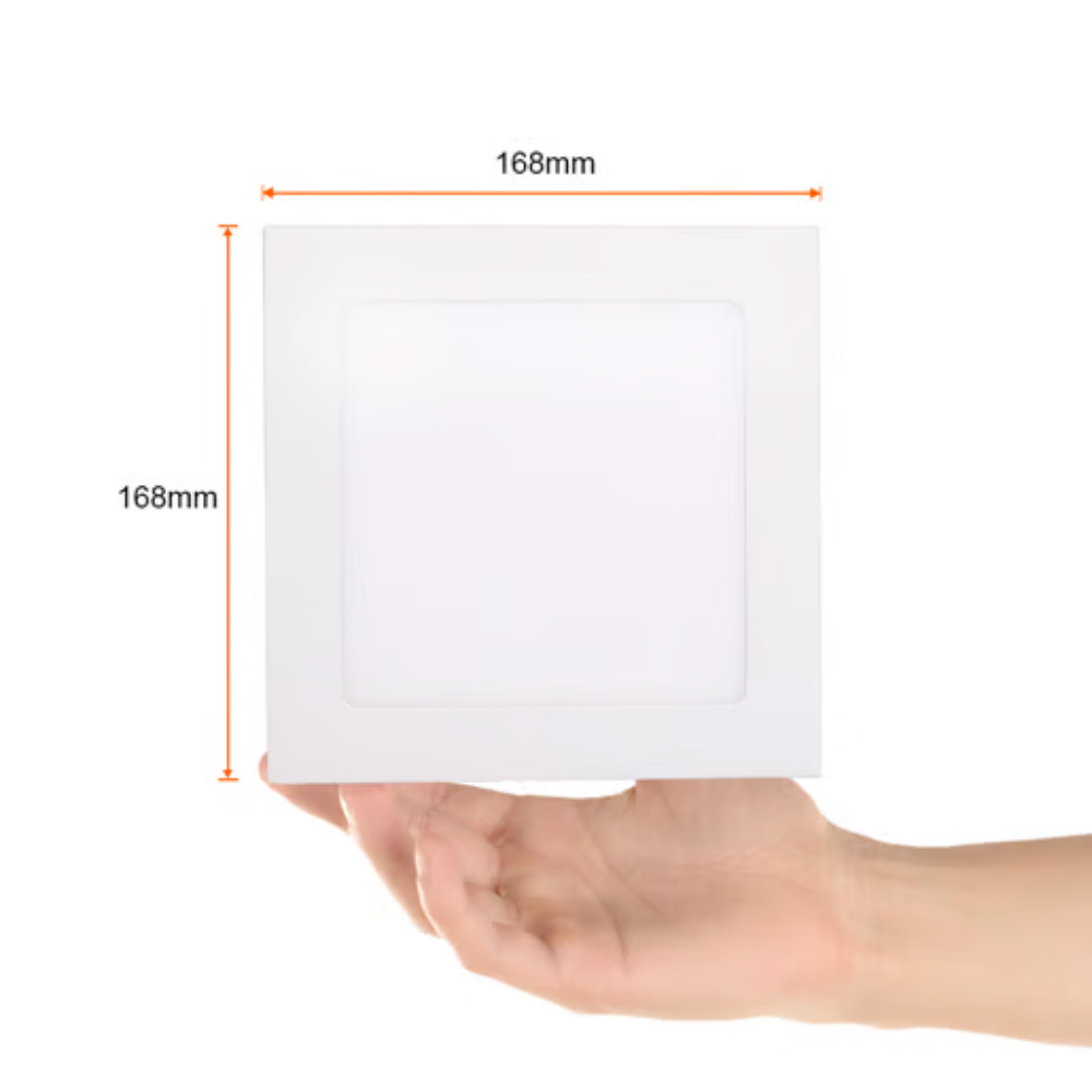 Lámpara de techo LED Empotrable Brighton VII para interior Luz Cálida 12W Blanca Tecnolite