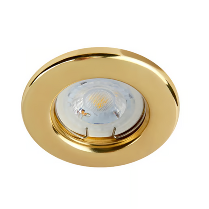 Lámpara de techo LED Empotrable para interior Base Gx5.3 6W Oro Tecnolite