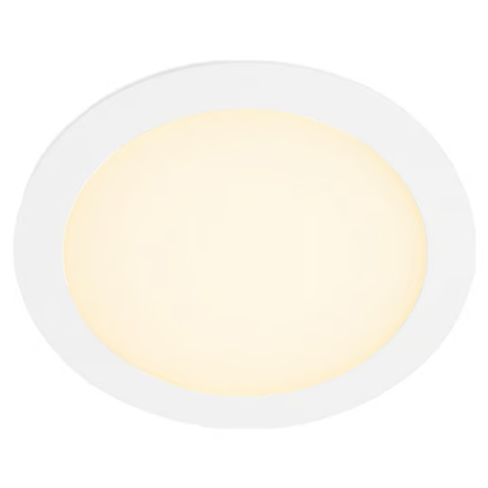 Lámpara de techo LED Empotrable para interior Luz Cálida 18W Blanco Tecnolite