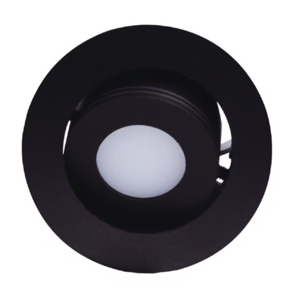 Lámpara de techo LED Empotrable para interior Luz Cálida 3W Negro Tecnolite