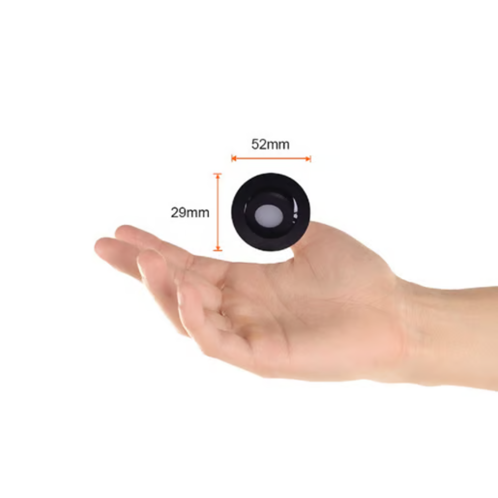 Lámpara de techo LED Empotrable para interior Luz Cálida 3W Negro Tecnolite