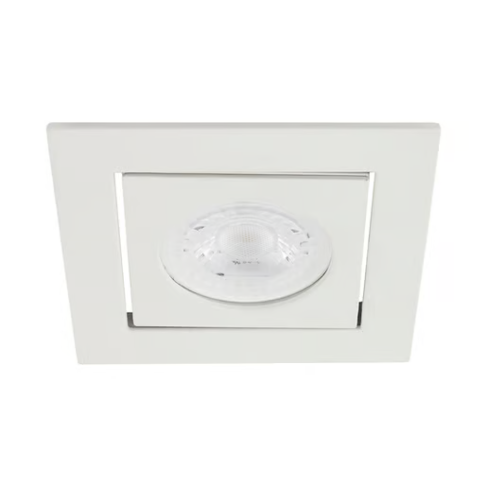 Lámpara de techo LED Empotrable para interior Luz Cálida 6W Blanco Tecnolite