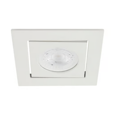 Lámpara de techo LED Empotrable para interior Luz Cálida 6W Blanco Tecnolite
