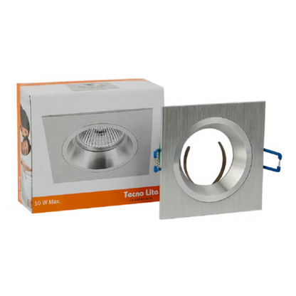 Lámpara de techo LED Empotrable para interior Luz Cálida 6W Aluminio Tecnolite