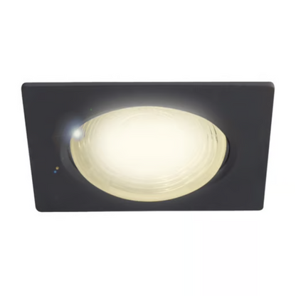 Lámpara de techo LED Empotrable para interior Luz Cálida 7W Negro Tecnolite