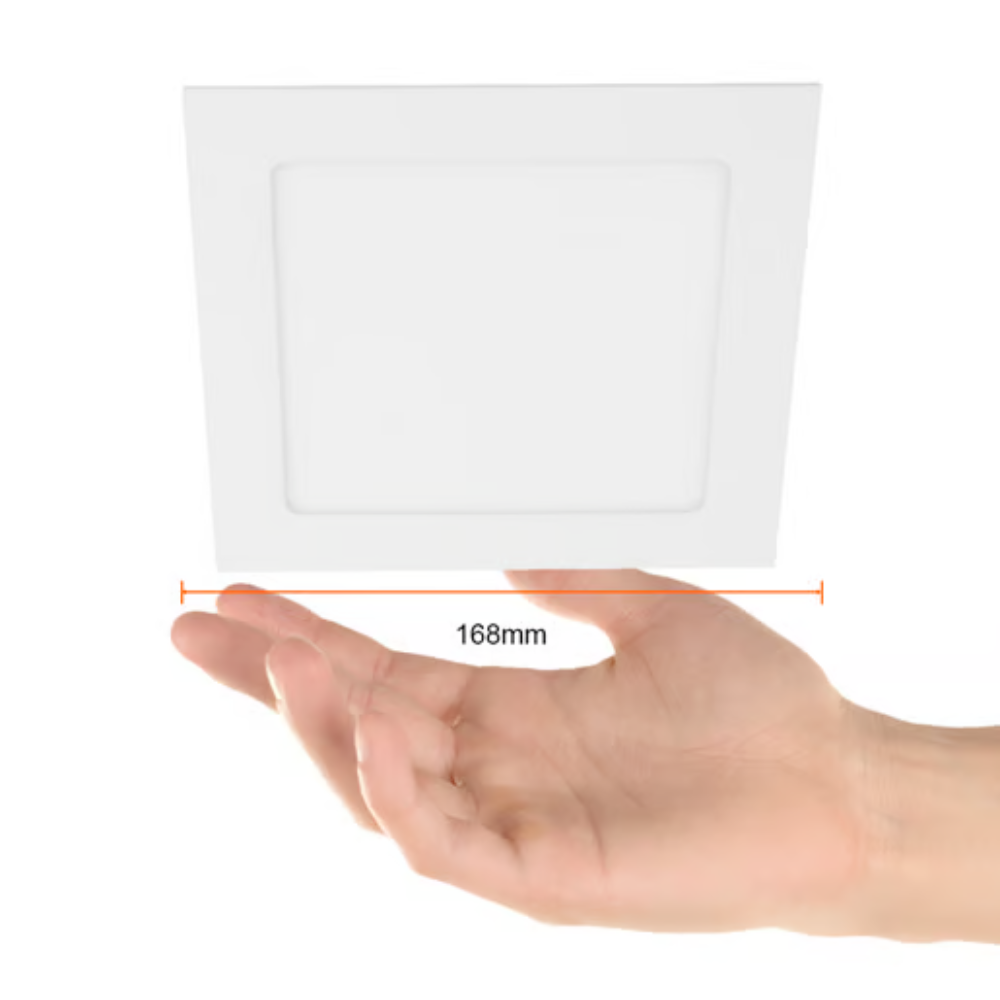 Lámpara de techo LED Empotrable para interior Luz Fría 12W Tecnolite