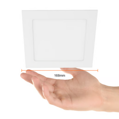 Lámpara de techo LED Empotrable para interior Luz Fría 12W Tecnolite
