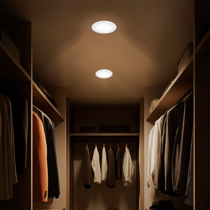 Lámpara de techo LED Empotrable para interior Luz Neutra 6W  Blanco Tecnolite