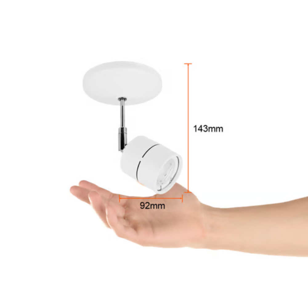 Lámpara de techo dirigible GU10 6W  Blanco Tecnolite