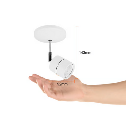 Lámpara de techo dirigible GU10 6W  Blanco Tecnolite