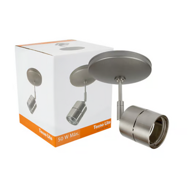 Lámpara de techo dirigible GU10 6W Satinado Bellagio Tecnolite