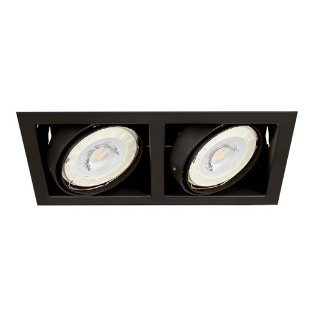 Lámpara de techo doble dirigible G53 100W Negro Nanchong Tecnolite I